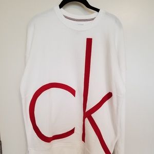 calvin klein embroidered sweater